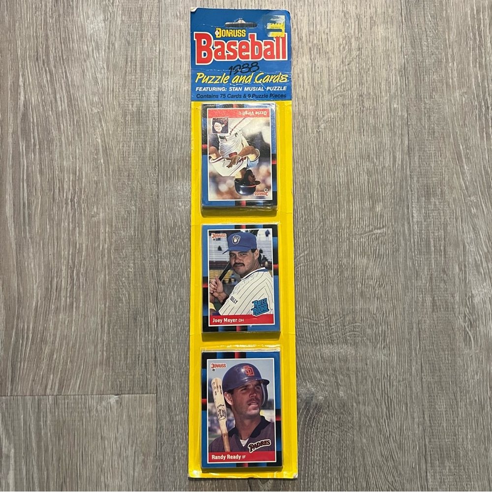SEALED VINTAGE 1988‎ Donruss Baseball Blister Packs Upside Down Ozzie Virgil